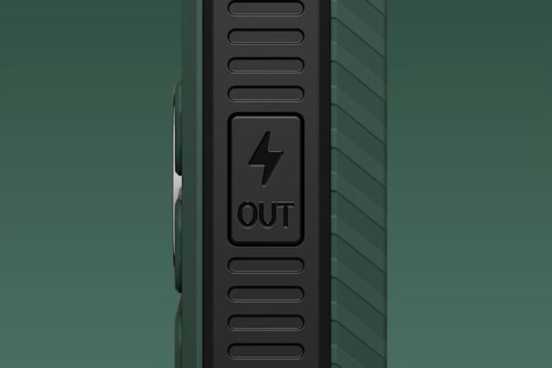 Nokia 300 Charge feature phone with 3,700mAh battery and powerbank cable laid out