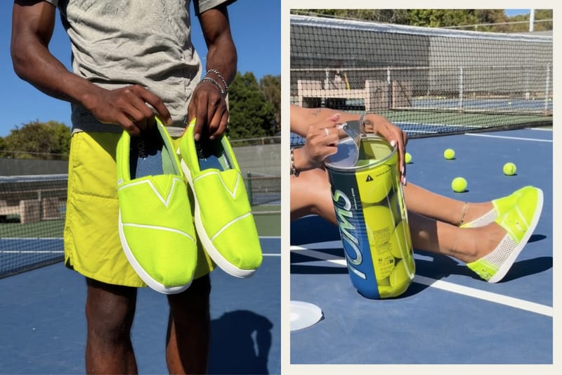 TOMS Turns Its Alpargata Into a Wearable Tennis Ball