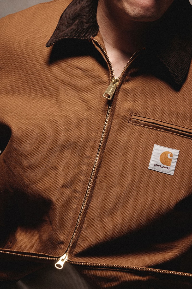 Carhartt WIP Icons FW26 Collection Release Info lookbooks Double and Single Knee Pants, the Michigan Coat, the Detroit and Active Jacket, and the Classic Vest