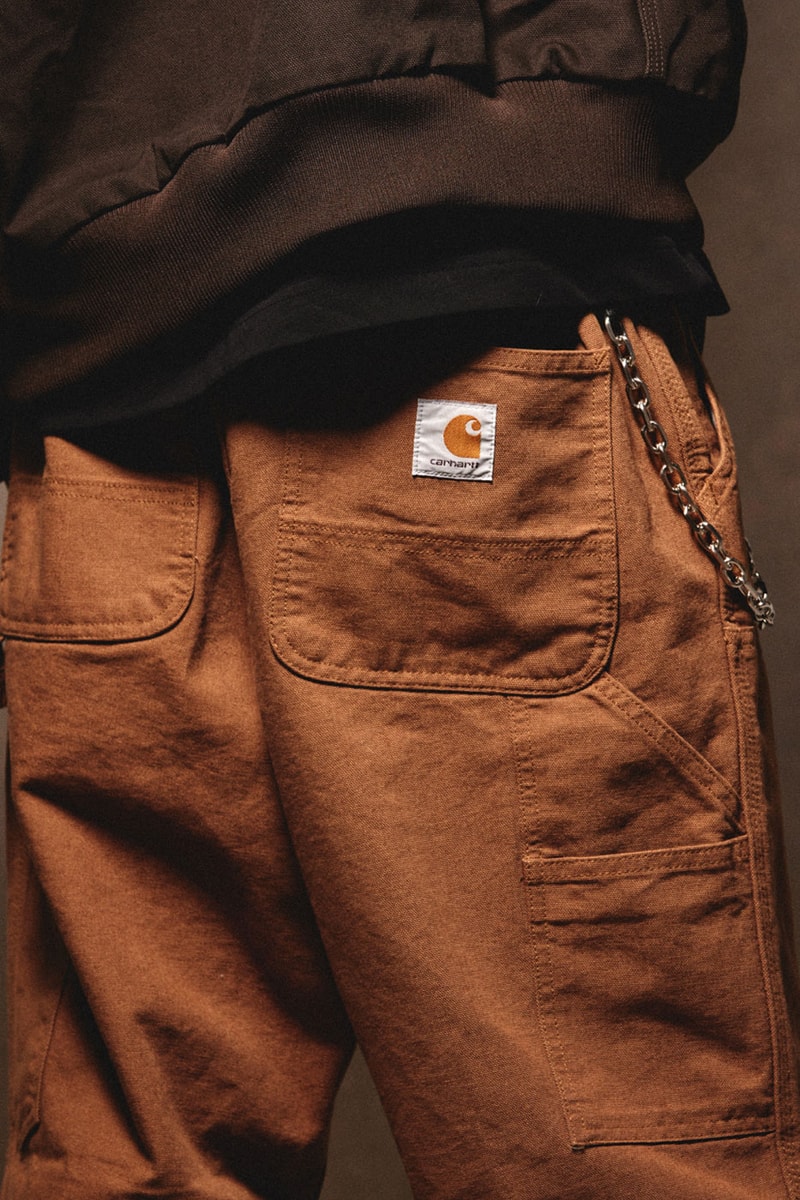 Carhartt WIP Icons FW26 Collection Release Info lookbooks Double and Single Knee Pants, the Michigan Coat, the Detroit and Active Jacket, and the Classic Vest