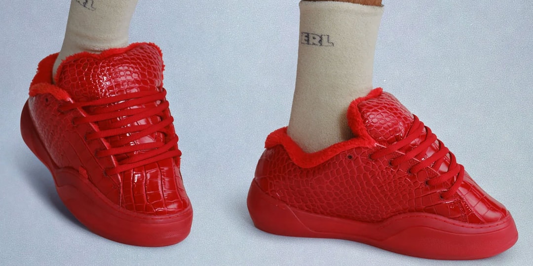 ERL Unveils the Croco Vamp in "Rouge"