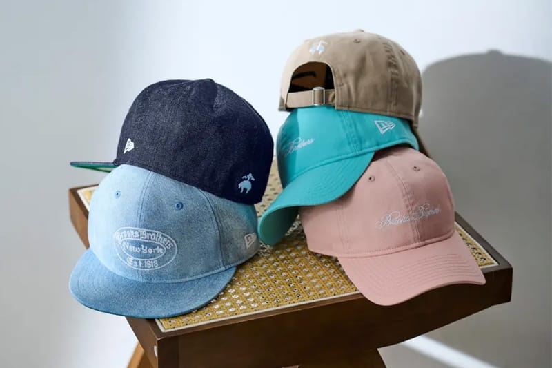 New Era and Brooks Brothers Stitch the Golden Fleece Onto Buckram-Free 59FIFTY and Cross-Strap 9TWENTY Caps