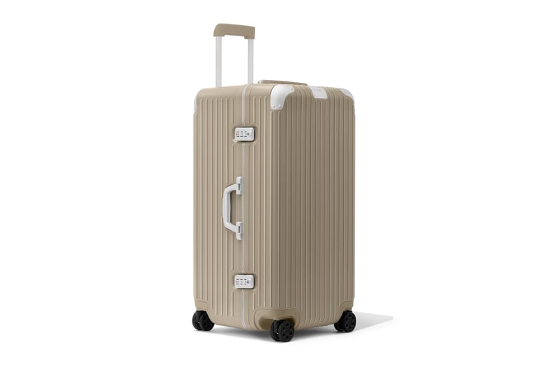 RIMOWA Hybrid Collection Gloss Stone Beige cabin check in l trunk Release Info