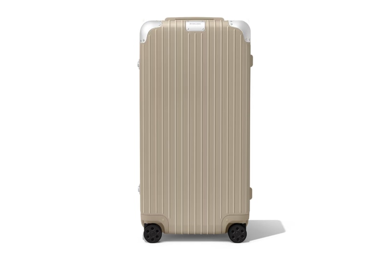 RIMOWA Hybrid Collection Gloss Stone Beige cabin check in l trunk Release Info