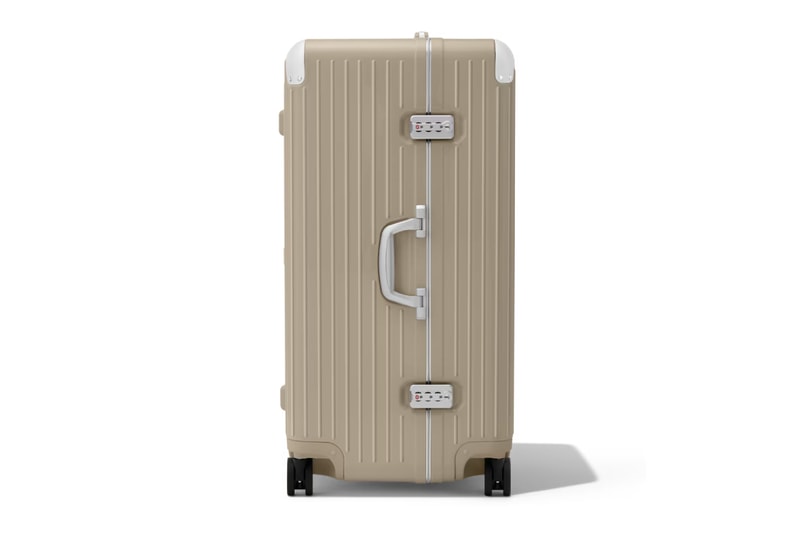 RIMOWA Hybrid Collection Gloss Stone Beige cabin check in l trunk Release Info
