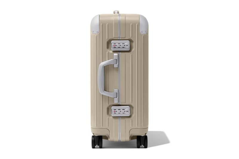 RIMOWA Hybrid Collection Gloss Stone Beige cabin check in l trunk Release Info