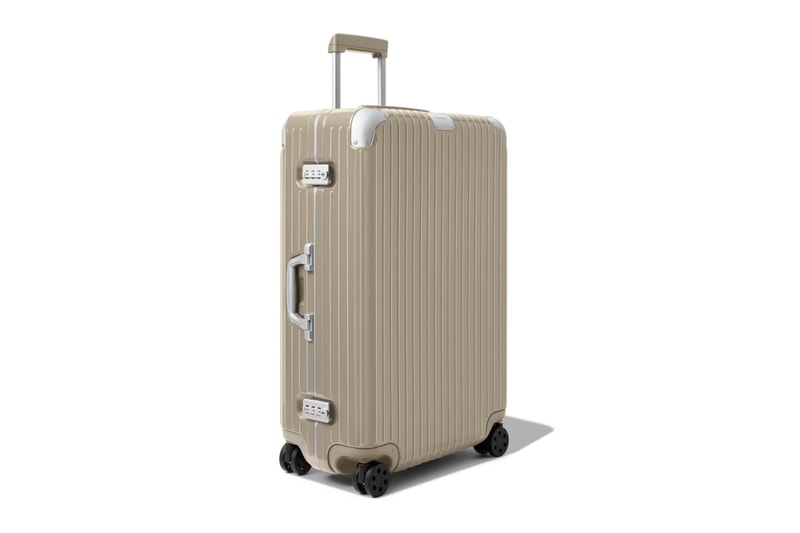 RIMOWA Hybrid Collection Gloss Stone Beige cabin check in l trunk Release Info
