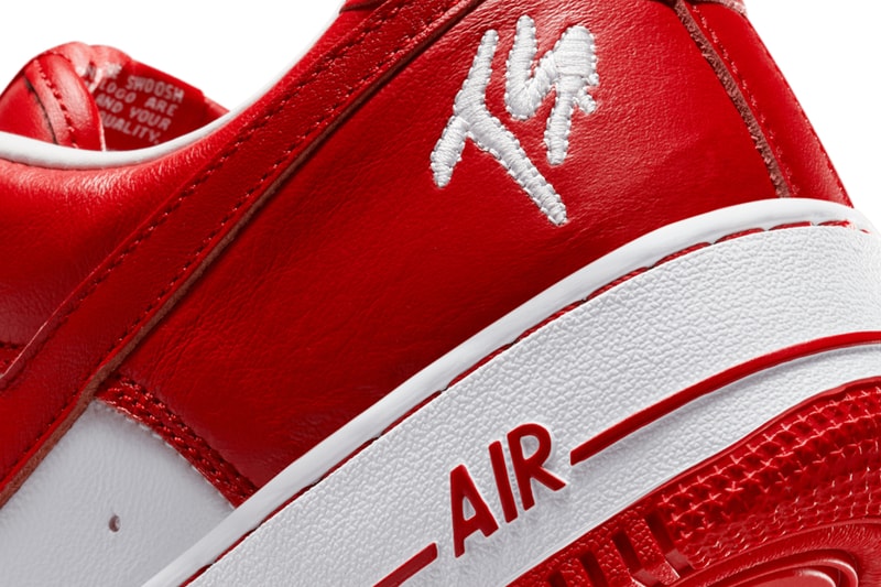 fat joe Terror Squad Nike Air Force 1 Low University Red and White II4391-100 Release Info
