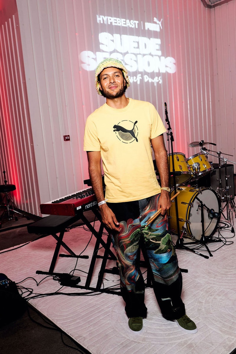 puma suede sessions music event hypebeast yussef dayes zena saiming parijita london drummer rapper artists vocalists sneakers workshop performance waterloo