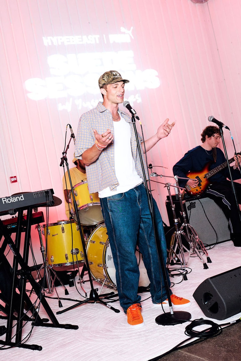 puma suede sessions music event hypebeast yussef dayes zena saiming parijita london drummer rapper artists vocalists sneakers workshop performance waterloo