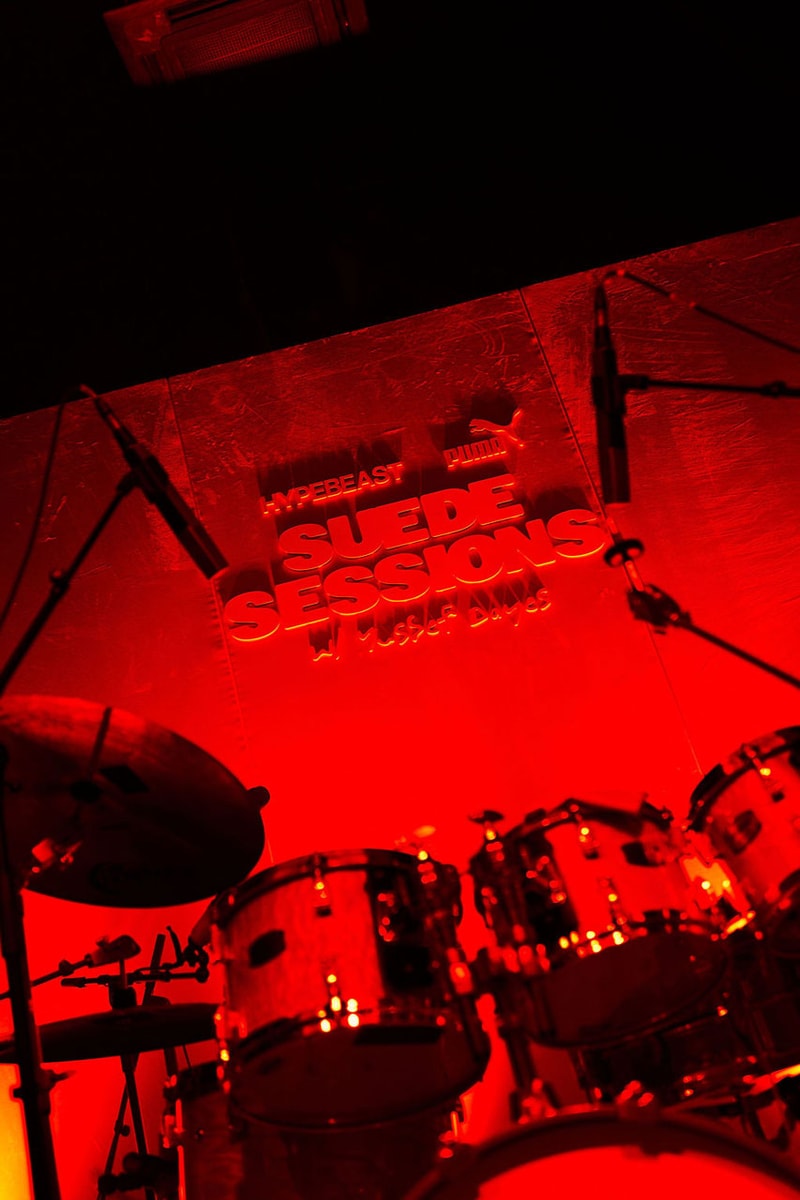 puma suede sessions music event hypebeast yussef dayes zena saiming parijita london drummer rapper artists vocalists sneakers workshop performance waterloo