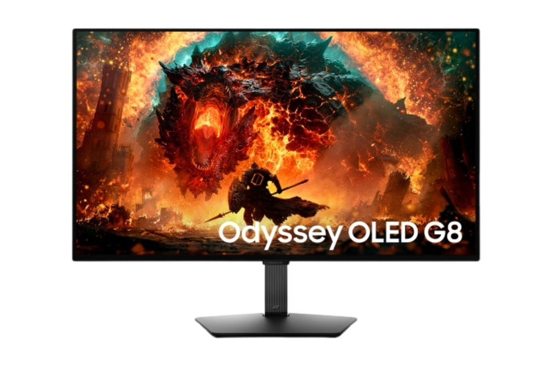 Samsung Odyssey G6 1,100Hz gaming monitor alongside Odyssey OLED models