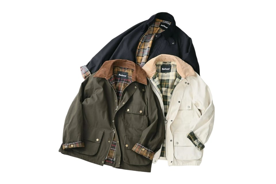 hypebeast.com - Sophie Caraan - JOURNAL STANDARD relume Rebuilds the Barbour Solway Zipper With Non-Oiled Cotton-Nylon and a Drawcord Hem