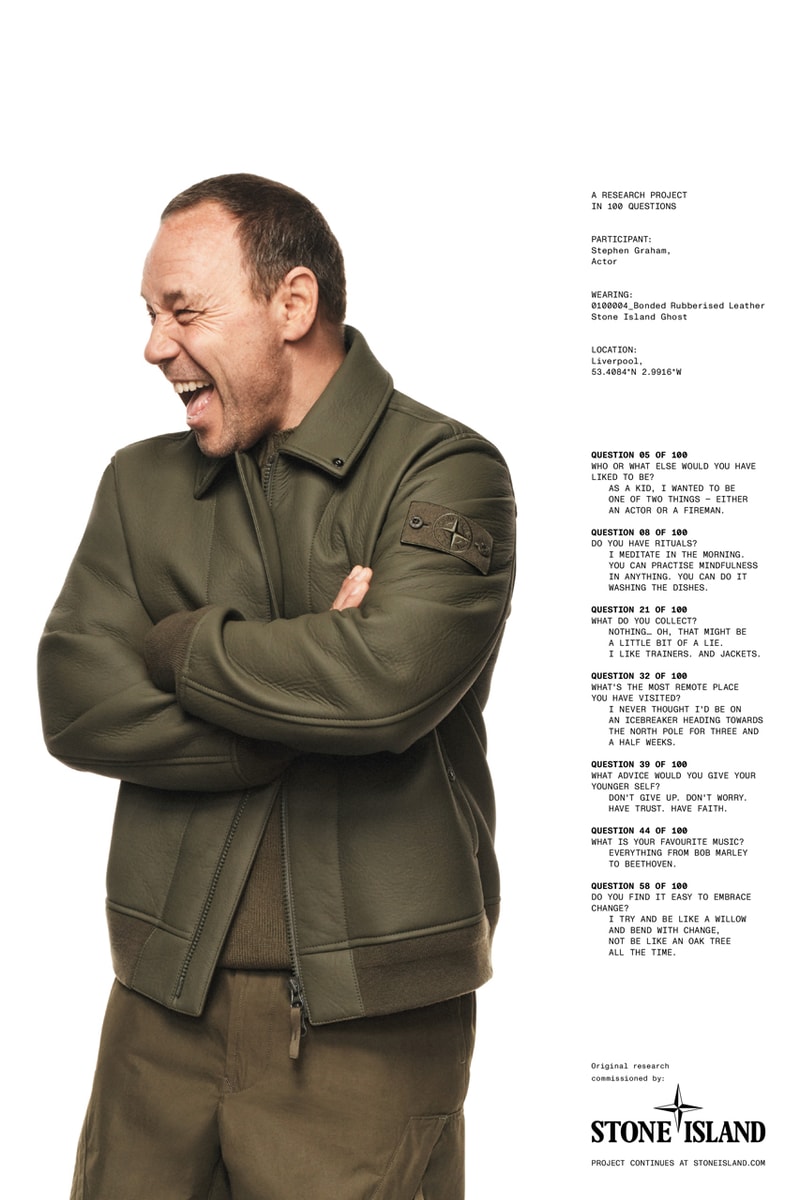 fakemink and Skepta Connect in New Stone Island Campaign Stephen Graham, 3House, Samir Bantal, Monika Sprüth and Jia Zhang-Ke collab photo collection drop release info ghost jacket nylon hooded 