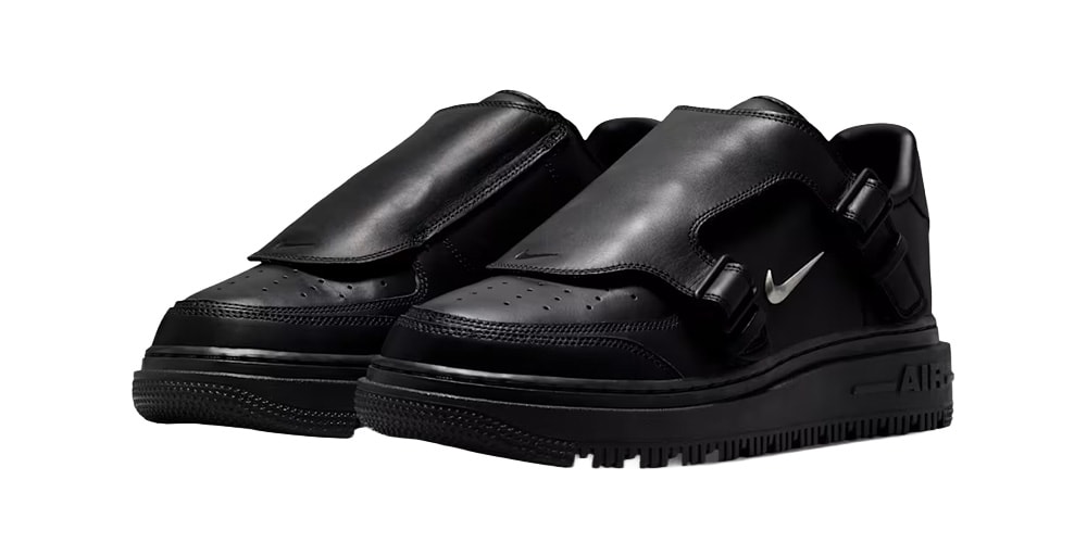 Nike Dresses Its 1982 Icon in Leather and Metallic Trim With the Air Force 1 LX "Black"