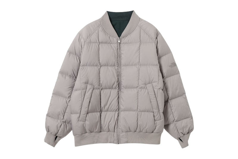 The North Face Purple Label BEAMS Reversible Down Jacket fall winter fw 2026 greige navy Release Info