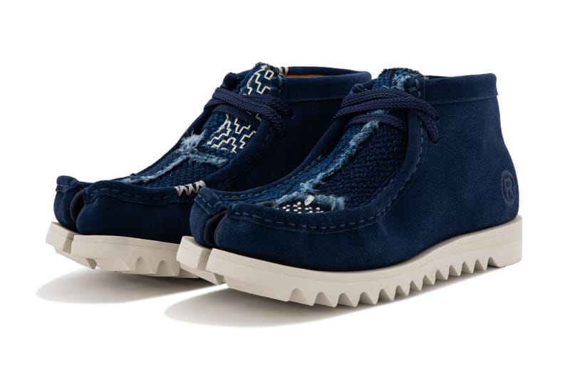 BAPE Splits the Toe on Its MANHUNT Moc With the Sashiko-Stitched "MANHUNT Tabi"