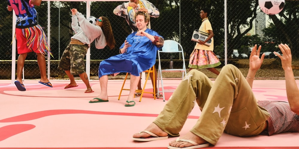 KidSuper x Havaianas Merge Art and Football Across a Bold Four-Piece Footwear Collection