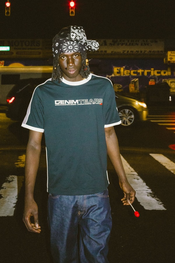 Peezy Previews Denim Tears x Billionaire Boys Club Collaboration pz André Leon Talley lookbook release info fall winter 2026 fw26 drop stussy jacket cotton wreath hoodie 