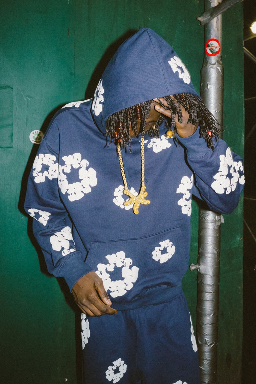 Peezy Previews Denim Tears x Billionaire Boys Club Collaboration pz André Leon Talley lookbook release info fall winter 2026 fw26 drop stussy jacket cotton wreath hoodie 