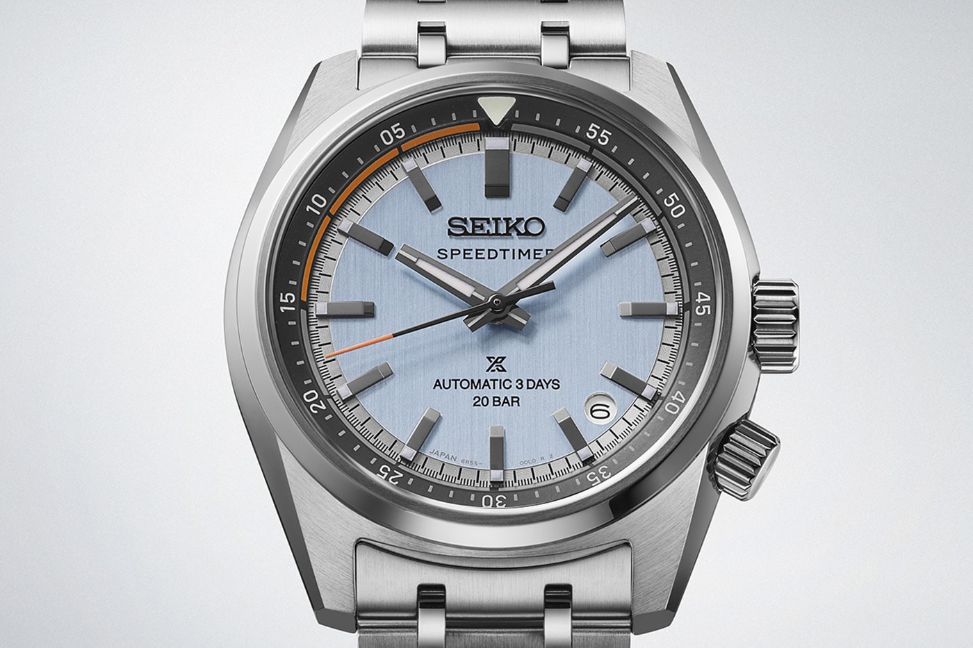 Seiko Prospex Heritage Motoring Countdown Speedtimer Watches Powder Blue Petrol Blue HBC003 HBC004 Release Info 6R55 automatic calibre