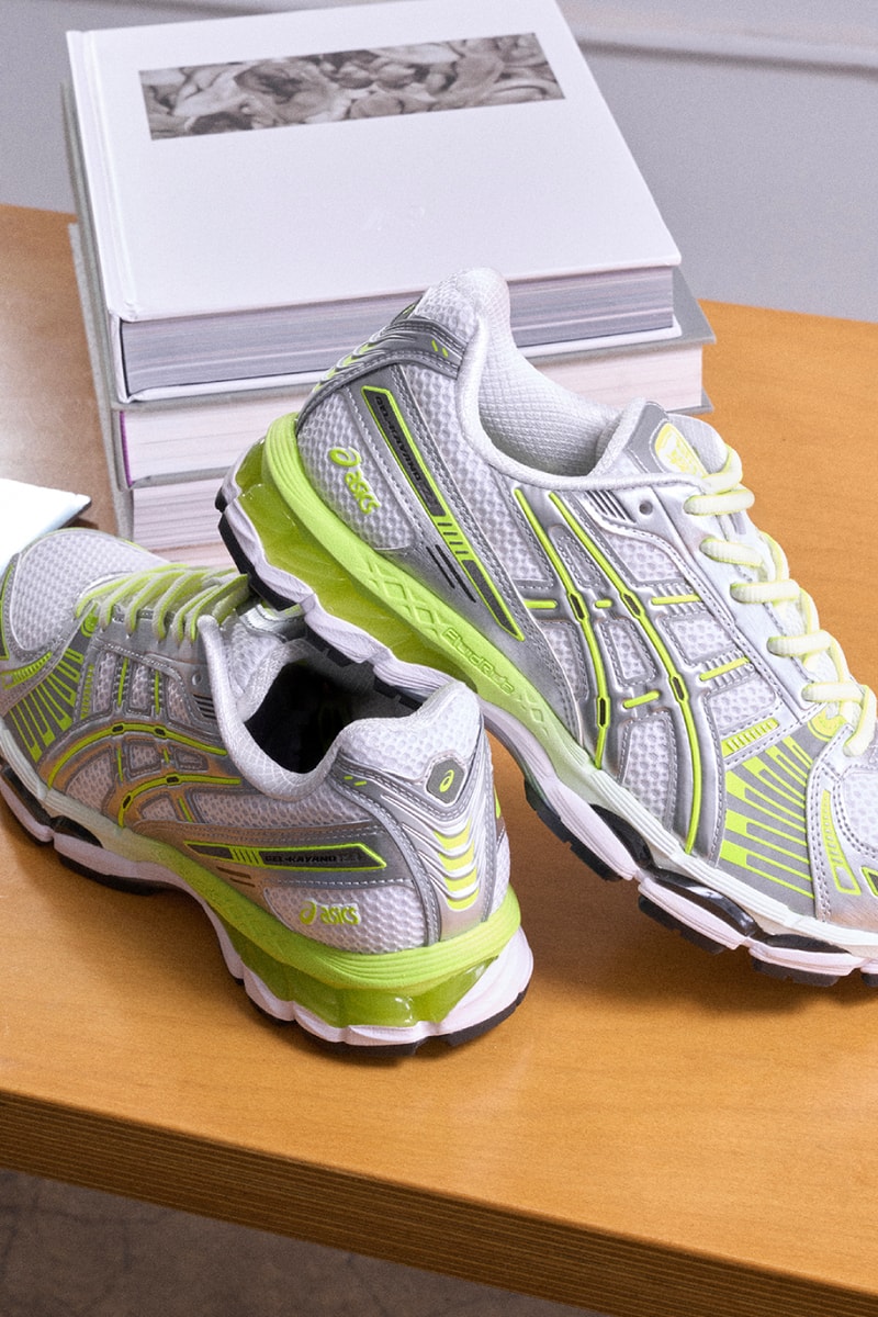 Albino Preto atmos ASICS GEL-Kayano 12 black white safety yellow 1203B227 100 1203B227 001 Release Info
