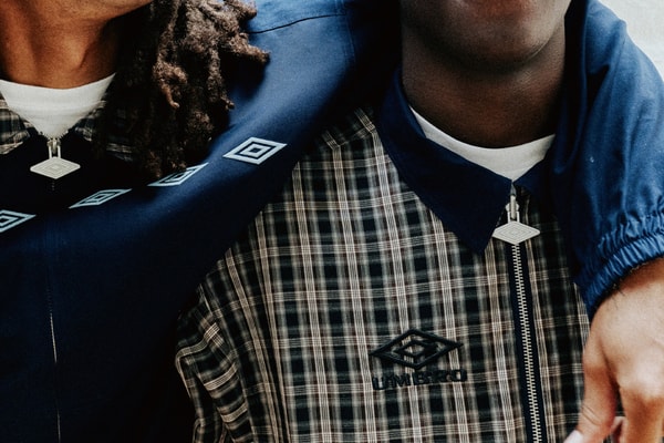 PLEASURES Umbro Britpop Football Collaboration collection Release Info
