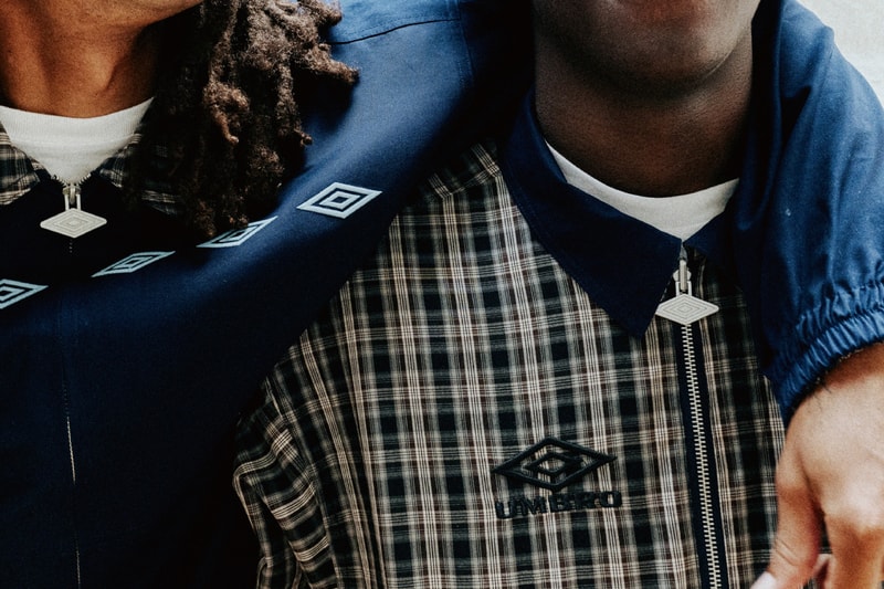 PLEASURES Umbro Britpop Football Collaboration collection Release Info