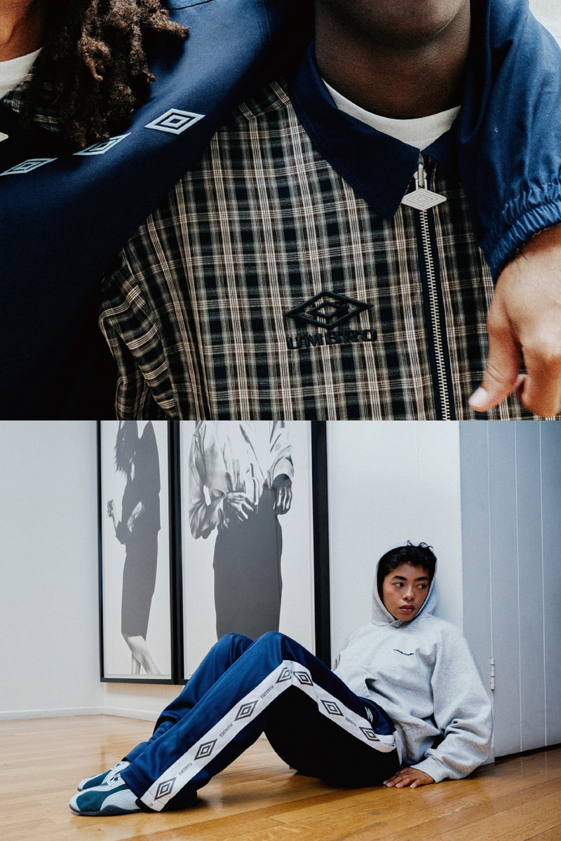 PLEASURES Umbro Britpop Football Collaboration collection Release Info