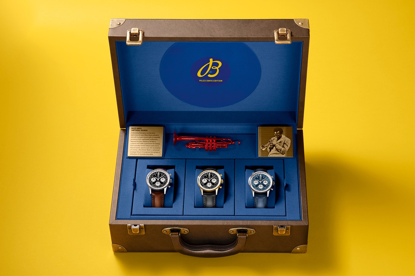 Breitling Tribute to Miles Davis Navitimer B09 Chronograph 41 AB09501A1B1X1 AB09501A Lifetime Member Set AB09502A1B KB09501A1B1X1 LB09501A1C1X1 Release Info