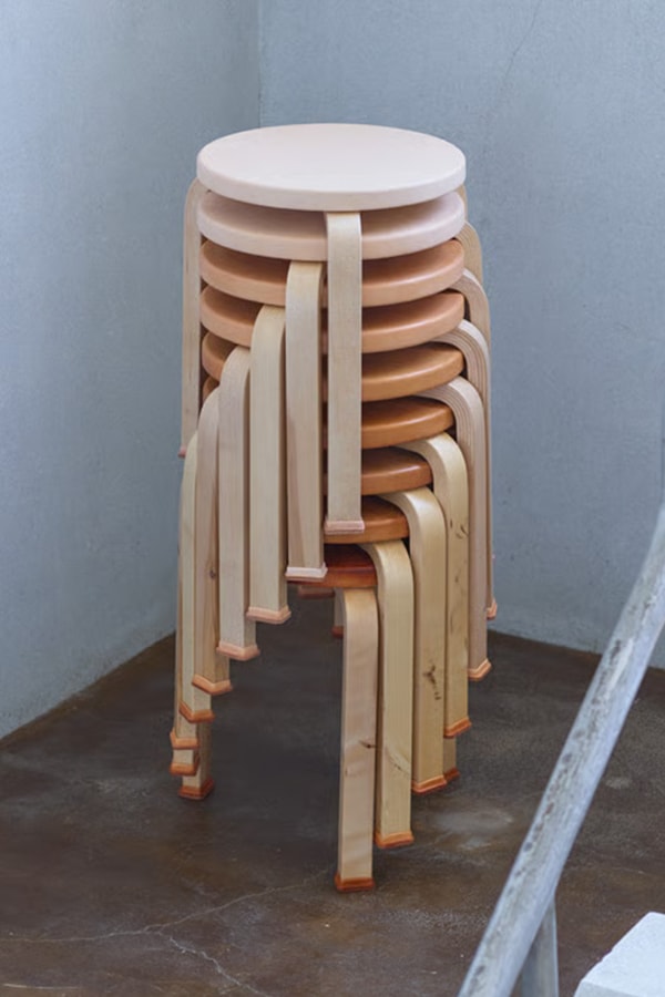Hender Scheme Artek Shoes for Stools Collaboration Info Alvar Aalto Furniture Homeware Stool 60