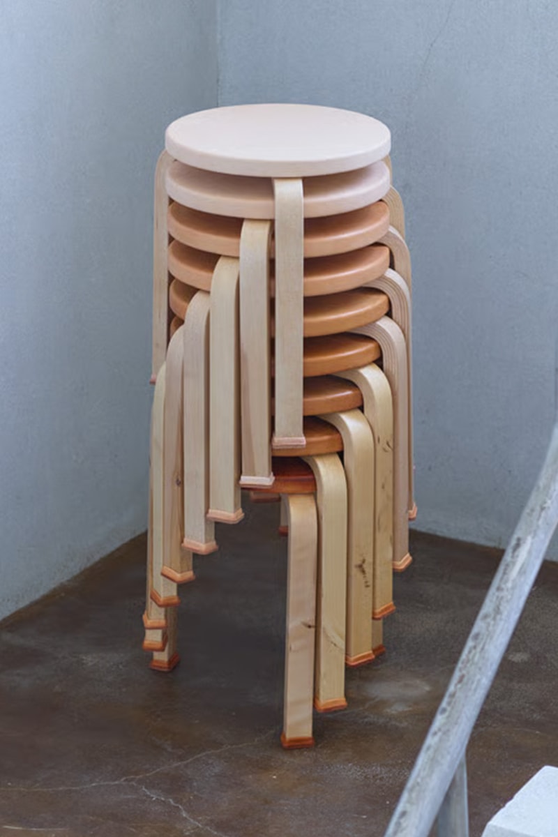 Hender Scheme Artek Shoes for Stools Collaboration Info Alvar Aalto Furniture Homeware Stool 60
