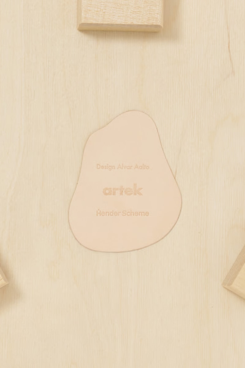 Hender Scheme Artek Shoes for Stools Collaboration Info Alvar Aalto Furniture Homeware Stool 60
