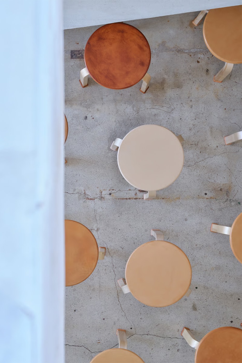 Hender Scheme Artek Shoes for Stools Collaboration Info Alvar Aalto Furniture Homeware Stool 60