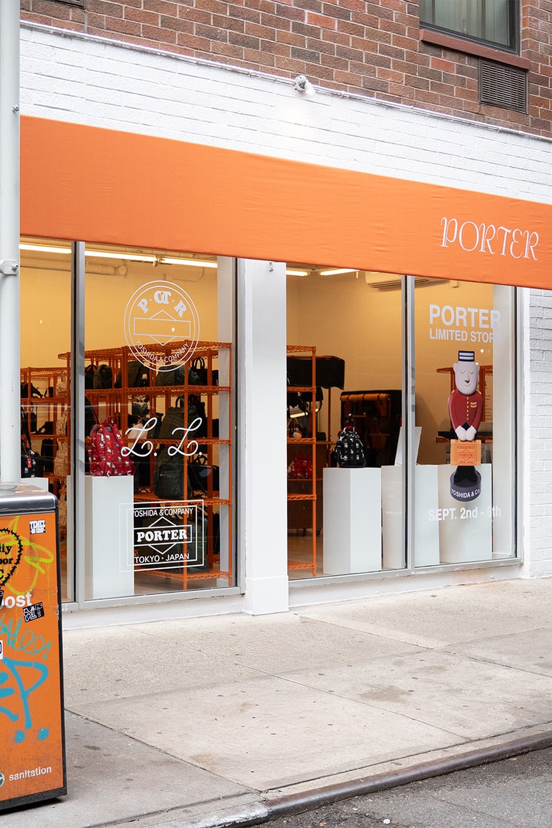 PORTER LIMITED STORE new york city Pop Up Announcement Info
