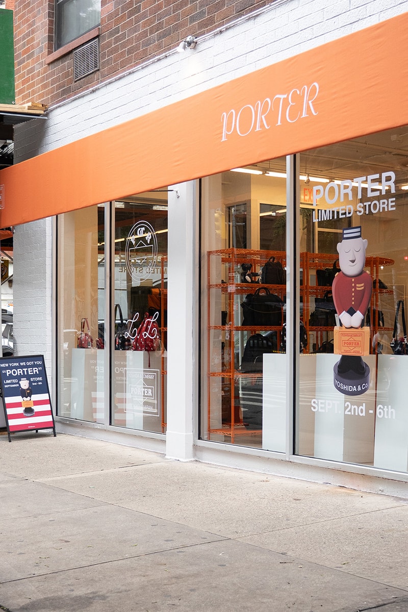 PORTER LIMITED STORE new york city Pop Up Announcement Info