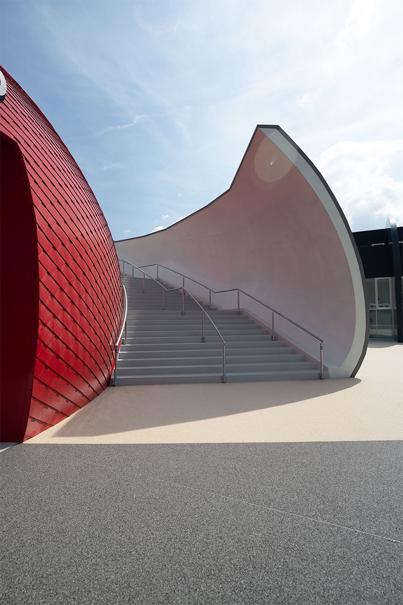 Greg Lynn Mimics the Mountains for Moto Guzzi's New Museum 