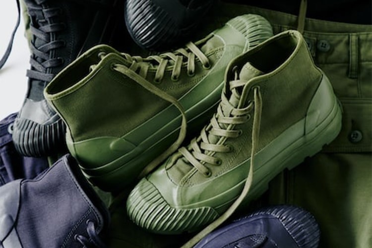 BEAMS PLUS and PF Flyers Reinvent the GROUNDER BOOTS With Military Chino Cloth