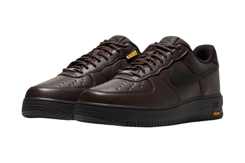Nike Wraps the Air Force 1 in GORE-TEX and Vibram for a Winterized "Baroque Brown" Build