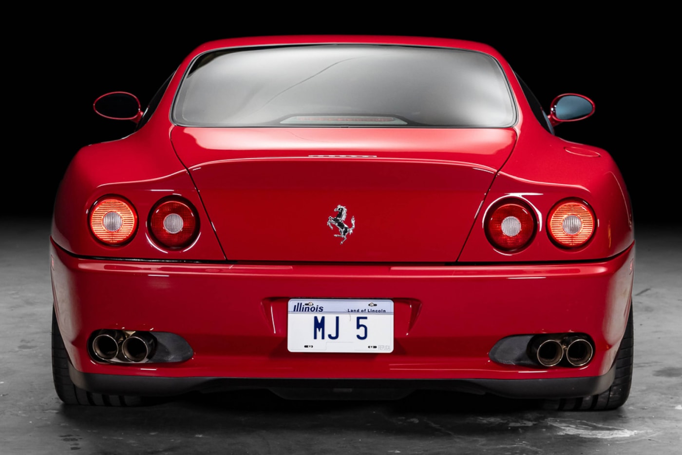Michael Jordan’s 1997 Ferrari 550 Maranello at Joopiter auction