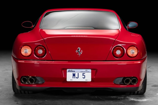 Michael Jordan’s 1997 Ferrari 550 Maranello at Joopiter auction