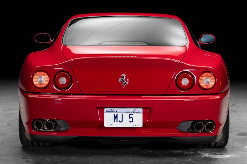 Michael Jordan’s 1997 Ferrari 550 Maranello at Joopiter auction