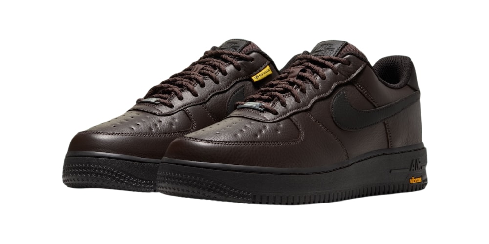 Nike Wraps the Air Force 1 in GORE-TEX and Vibram for a Winterized "Baroque Brown" Build