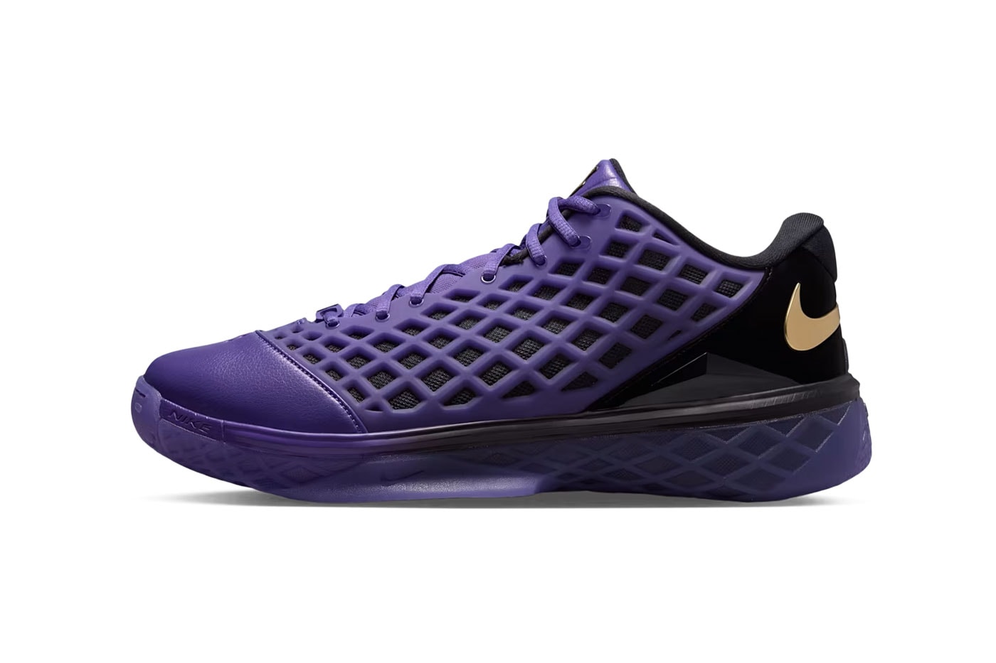 FC Barcelona x Nike Kobe 3 Low Protro "Electro Purple" Black/Electro Purple-Metallic Gold IO6257-001 collaborations release info