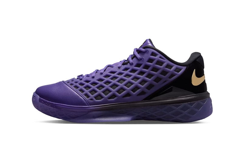 FC Barcelona x Nike Kobe 3 Low Protro "Electro Purple" Black/Electro Purple-Metallic Gold IO6257-001 collaborations release info