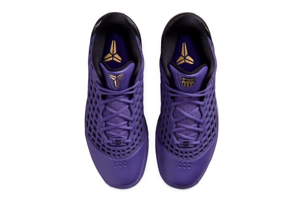 FC Barcelona x Nike Kobe 3 Low Protro "Electro Purple" Black/Electro Purple-Metallic Gold IO6257-001 collaborations release info