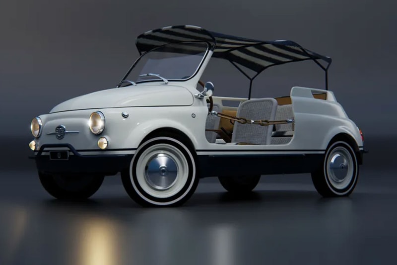 Garage Italia and Hot Lab Transform the Fiat 500 Jolly Into a Superyacht Toy