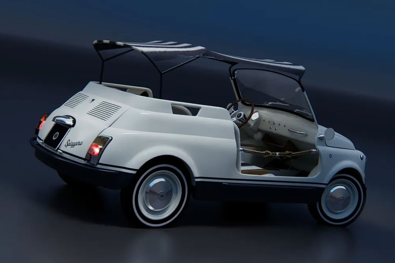 Garage Italia and Hot Lab Transform the Fiat 500 Jolly Into a Superyacht Toy