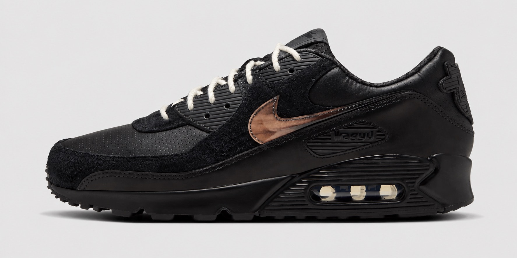 Wagyu Serves Up a Blacked-Out Nike Air Max 90