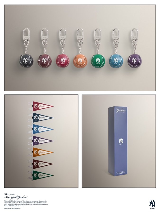 Kith New York Yankees 1996 anniversary collectibles and home goods